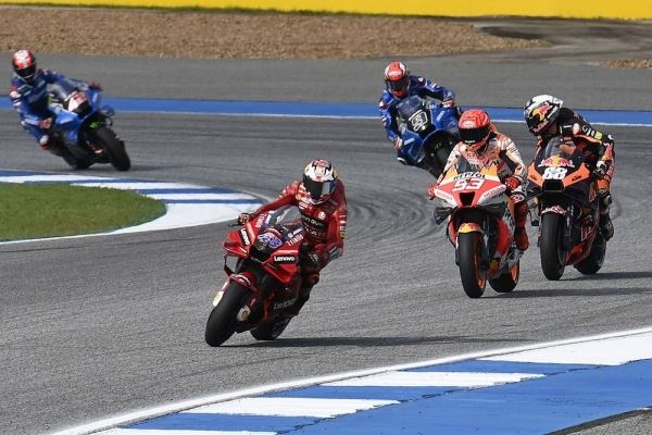 Положение в общем зачете MotoGP после Гран При Таиланда